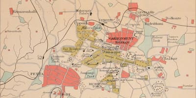Bangalore gamle kort