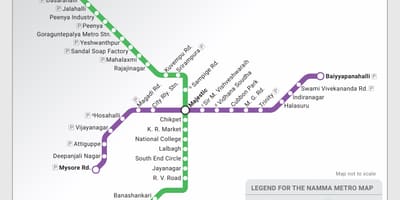 Namma metro kort rute