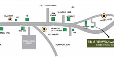 Vishweshwaraya layout kort